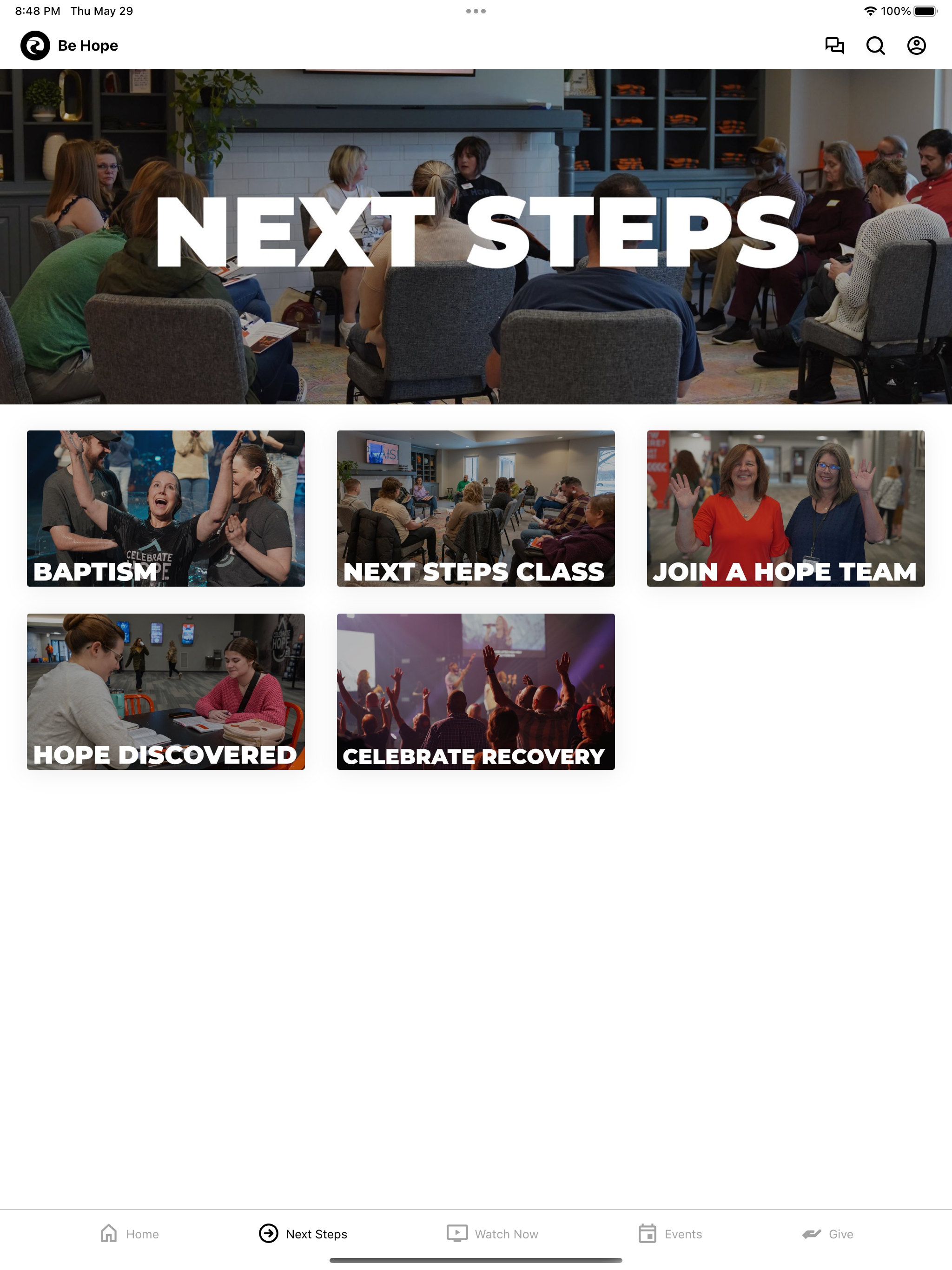 Be Hope Church App screenshot 7