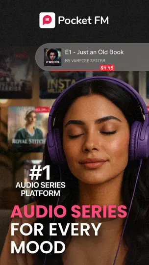 Capture d'écran de Pocket FM : Séries Audio sur iPhone 1