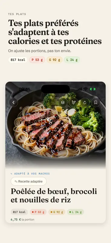 Macro Meal Planner : Menu screenshot 3 of 9