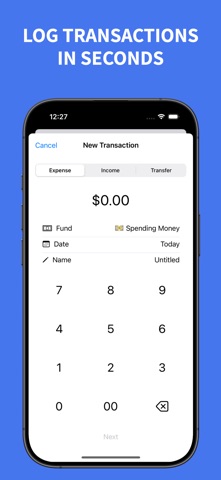 Petty Cash - Envelope Budget iPhone screenshot