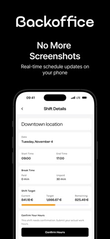 Backoffice Platform screenshot