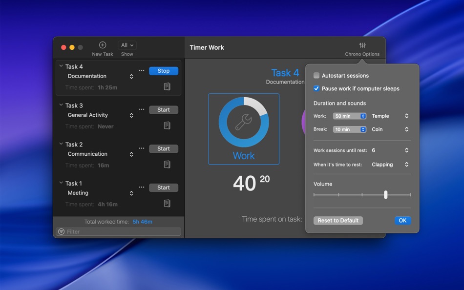 #3. Timer Work (macOS) 由: Apimac