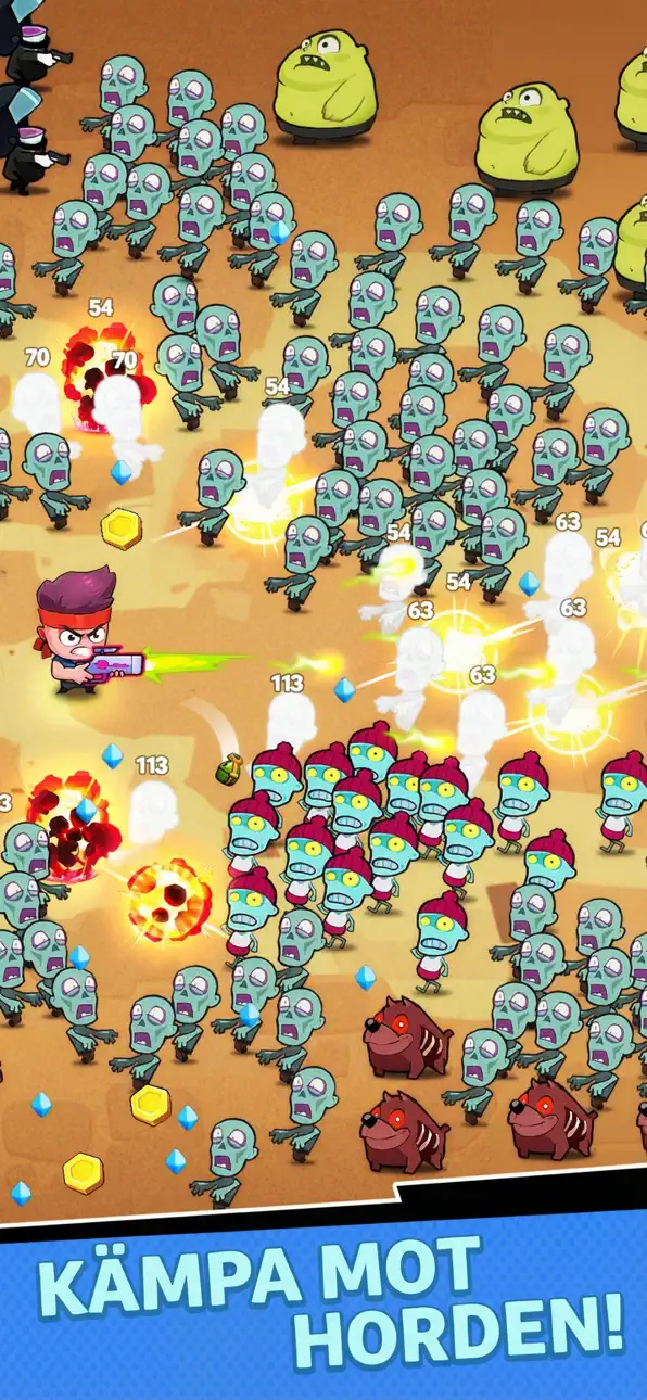 Zombusters iOS Mod IPA screenshot 1 - iOS game interface
