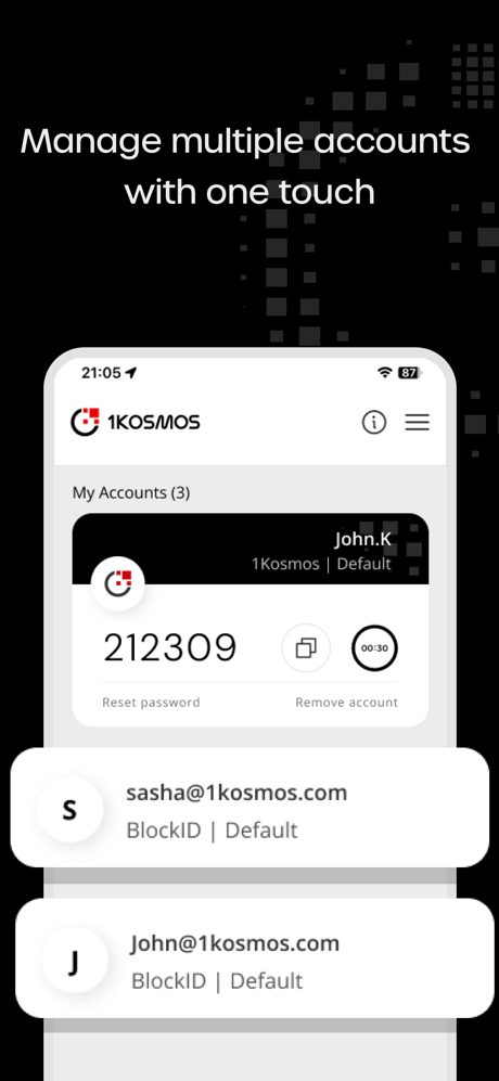1Kosmos screenshot 2