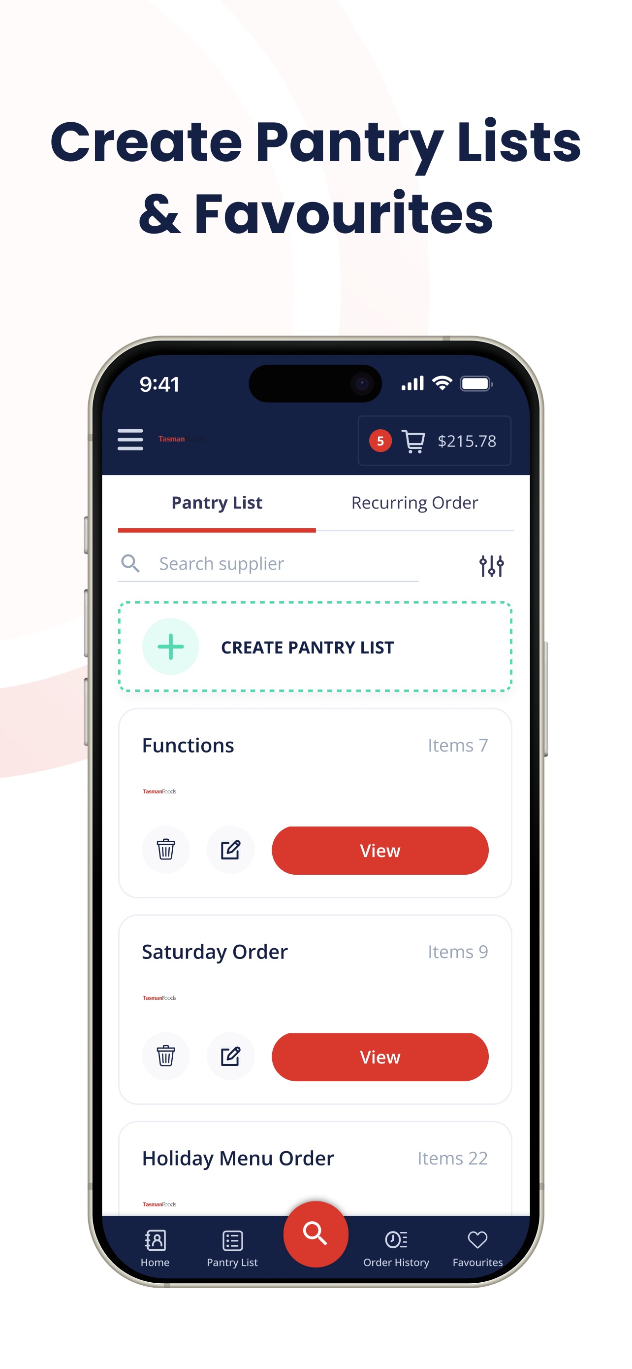 Screenshot 4 of Tasman Foods