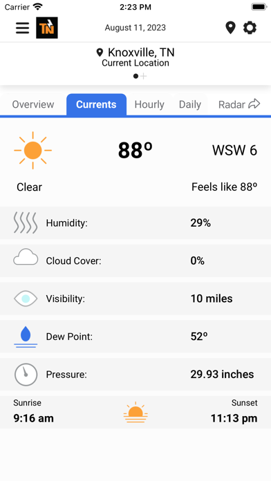 eastTNweather Screenshot 3 - AppWisp.com eastTNweather Screenshot 3 - AppWisp.com