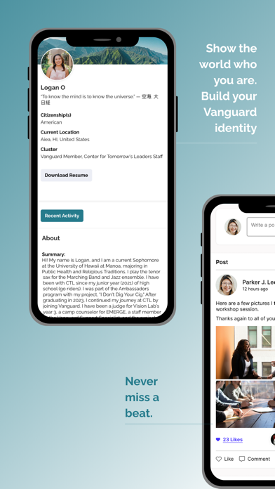 CTL Vanguard iPhone screenshot 3 - Social Networking app