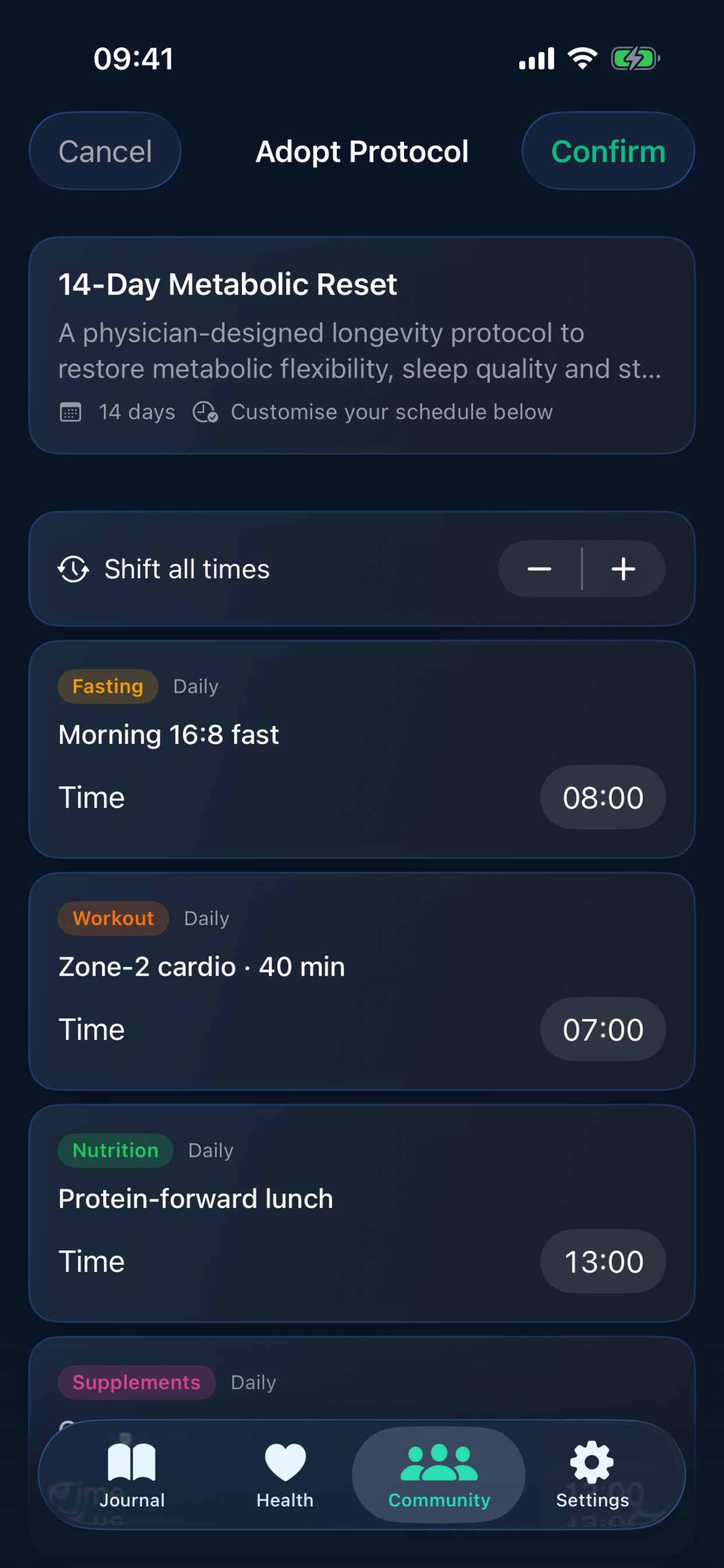 Lamplit.AI - longevity coach screenshot 7
