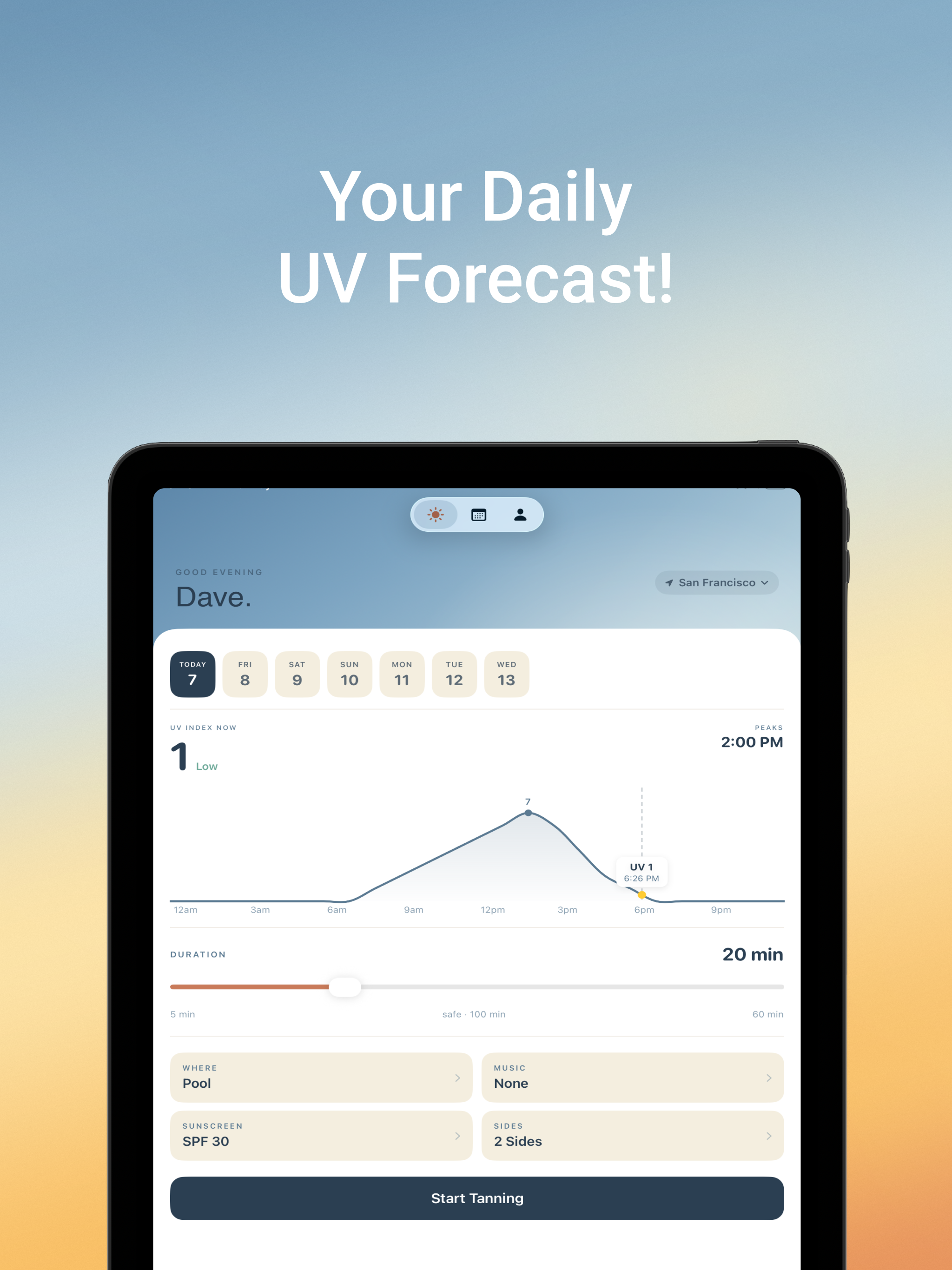 Golden: UV Index & Tan Timer screenshot 5