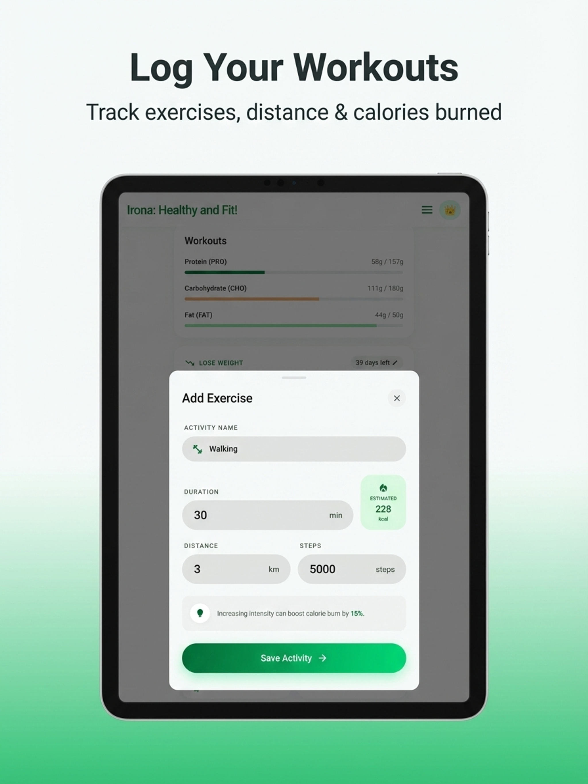 Calorie Counter Macro Tracker