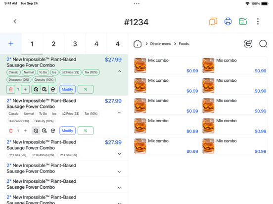 PalomaPOS iPad screenshot 2 - Business app