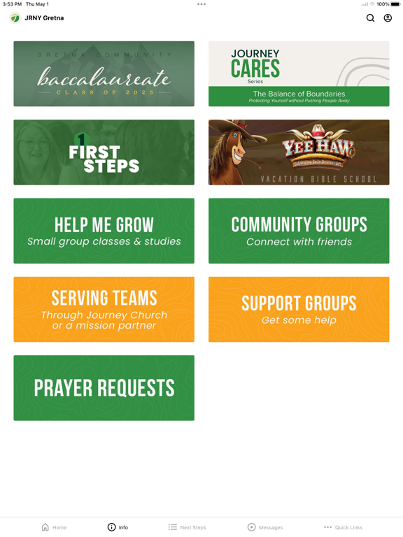 Journey Gretna iPad screenshot 2 - Education app
