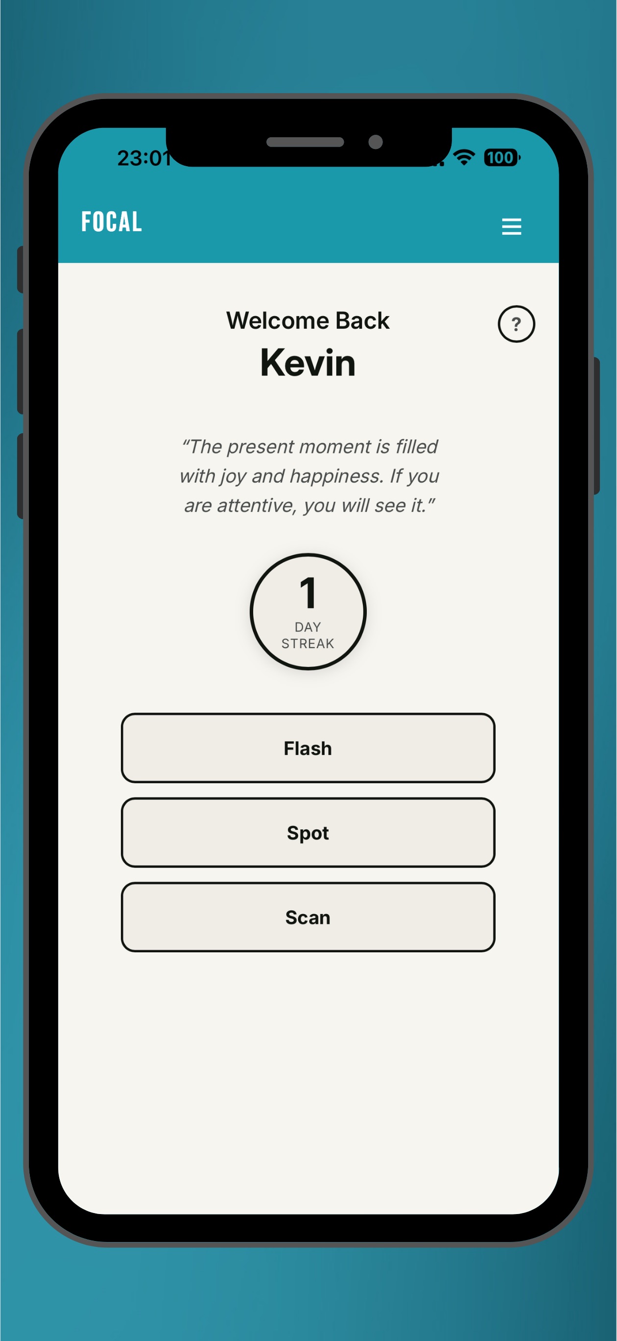 Screenshot 1 of FOCAL | Vision Wellness