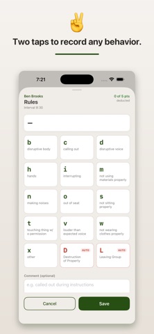 Classroom Point Tracker Screenshot 2 of 7