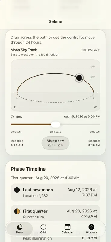 Selene Moon Calendar screenshot 5 of 10
