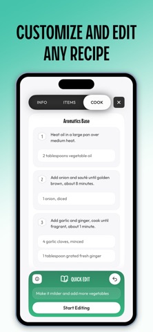 Sprout Cooking: Meal Planner iPhone screenshot