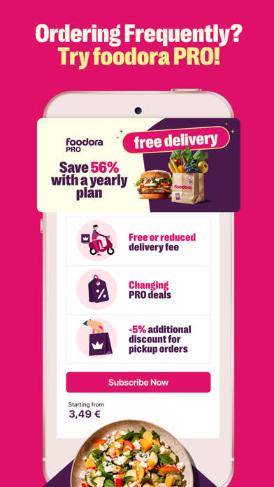 foodora Finland: Food delivery Screenshot