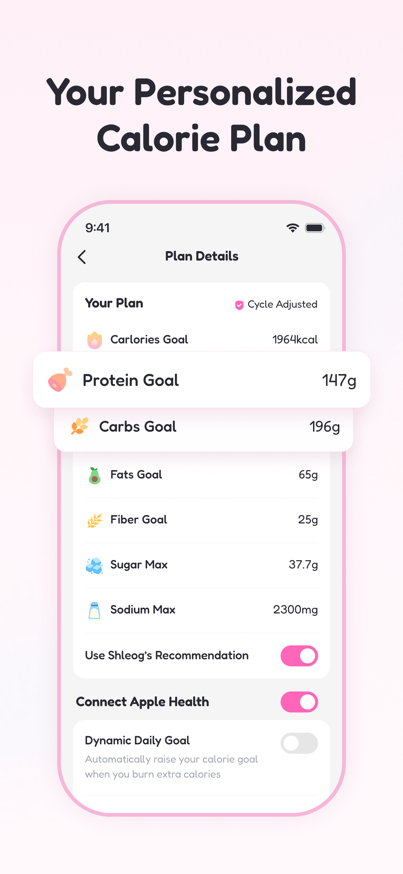 Shelog: Food Log, Diet tracker