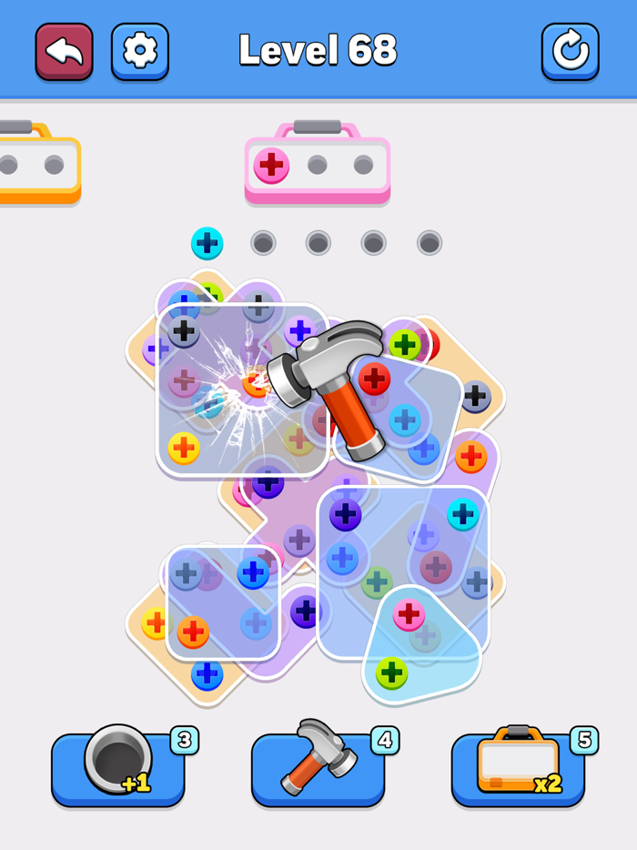 Unscrew Pin Screw Jam Puzzle