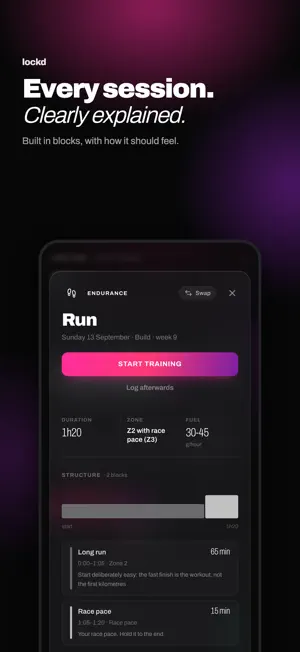 lockd | triathlon trainingsapp screenshot 2