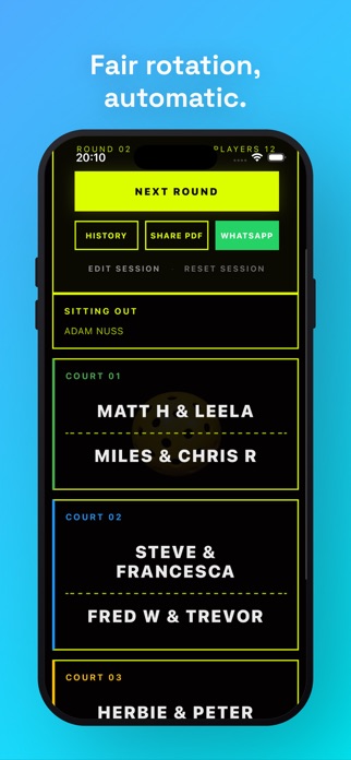 Pickleball Rotator Screenshot 3 of 7