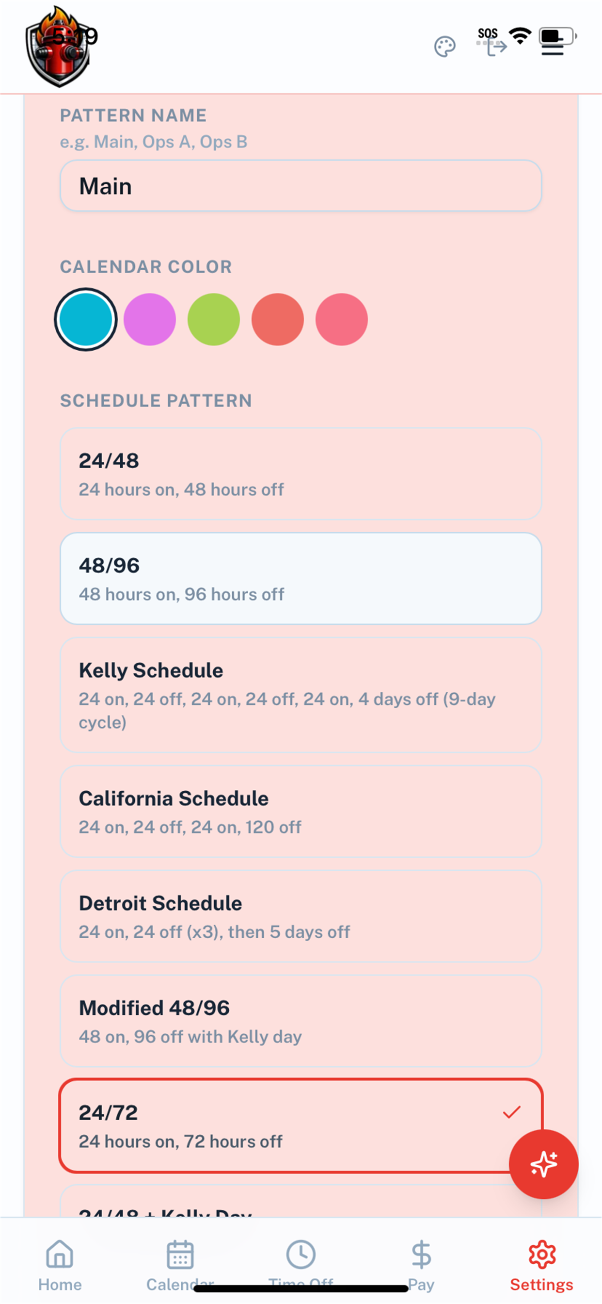 FireShift Pro: Schedule & Pay screenshot 6