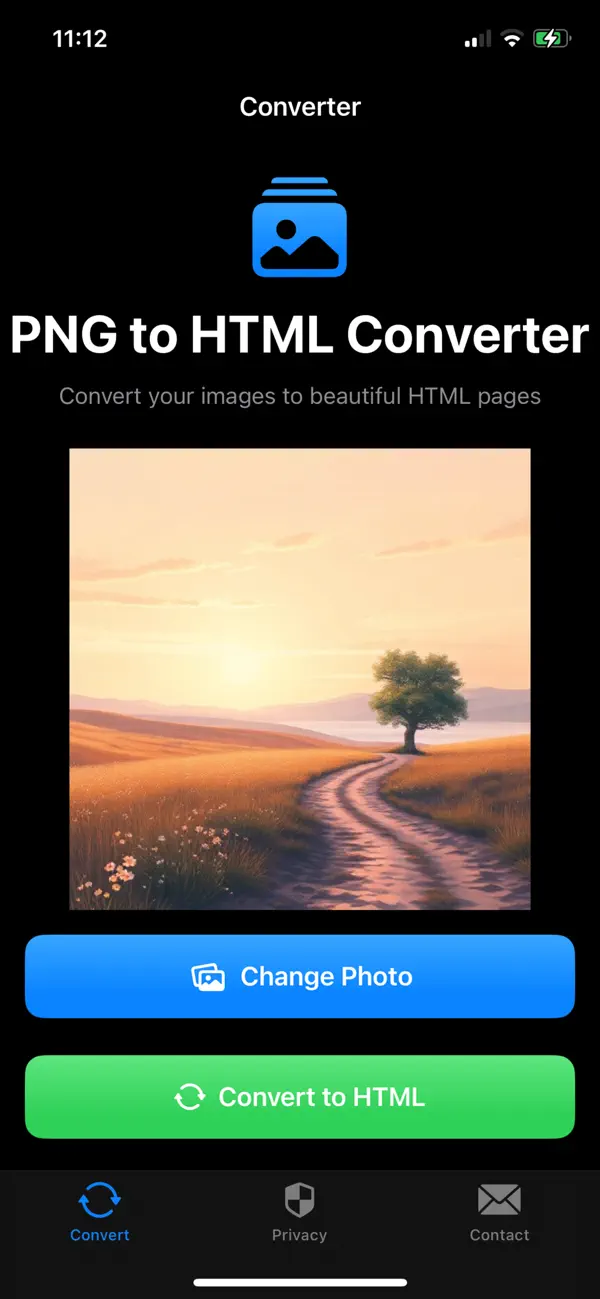 Screenshot #2 pour PNG to HTML
