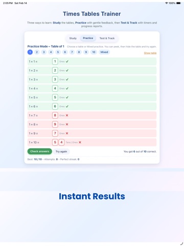 Pixel Multiplication Trainer iPad screenshot