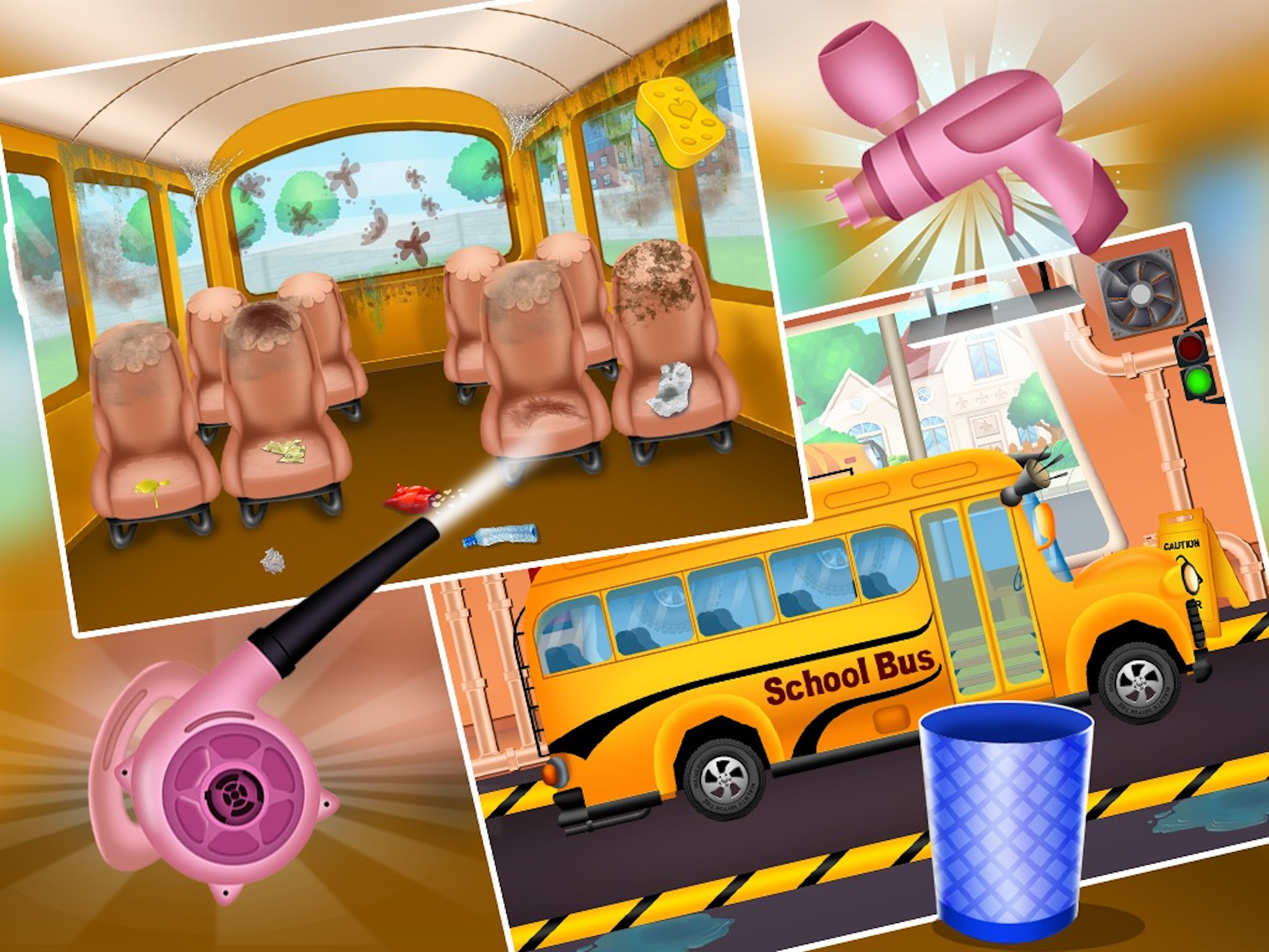 Messy Car Wash Cleaning Game screenshot 14