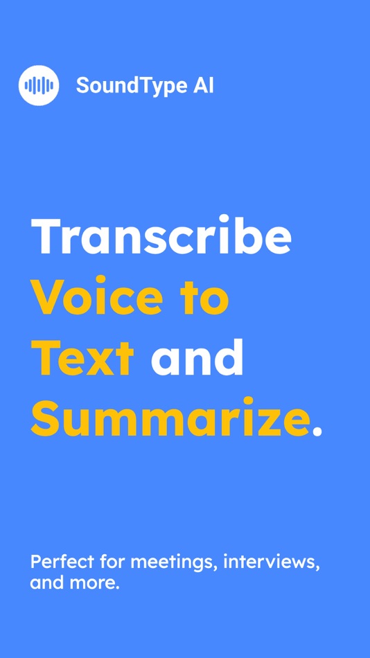 #1. SoundType AI - Voice To Text (iOS) Door: Innosquares Ltd