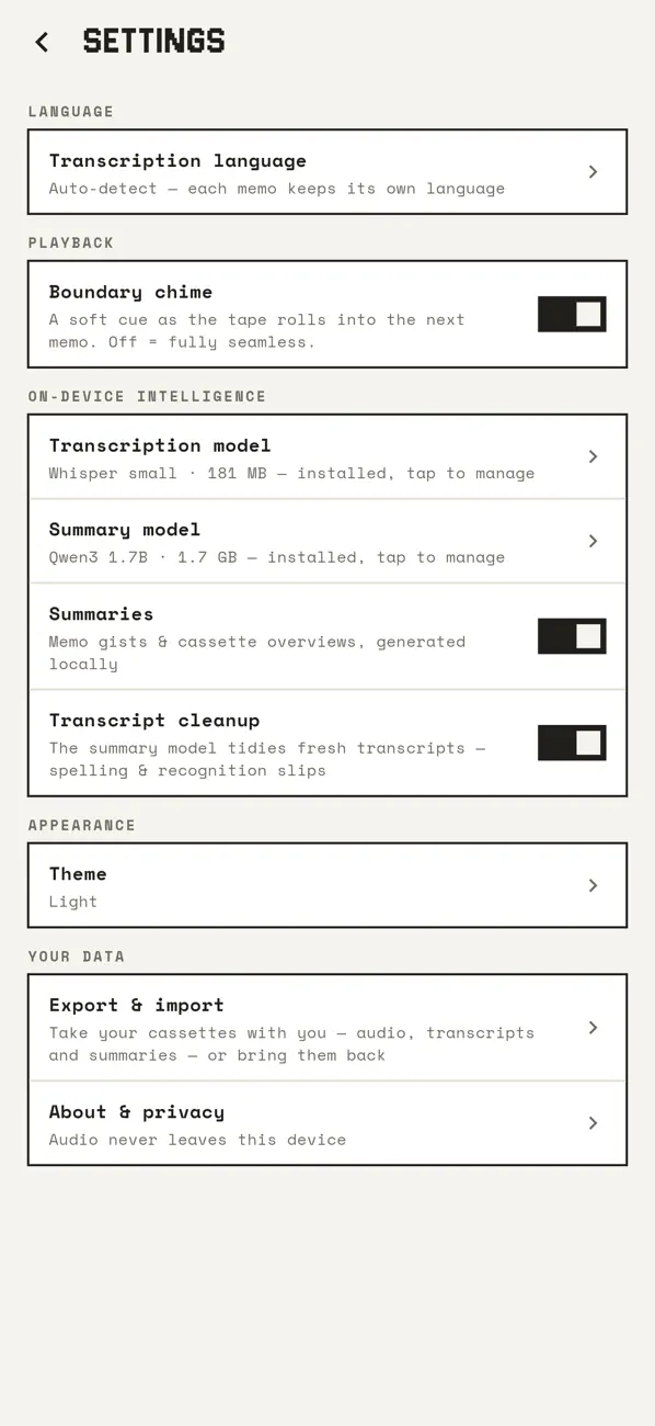 #3. Diktafon: Voice Memos on Tape (iOS) Podle: MOD42 Studio