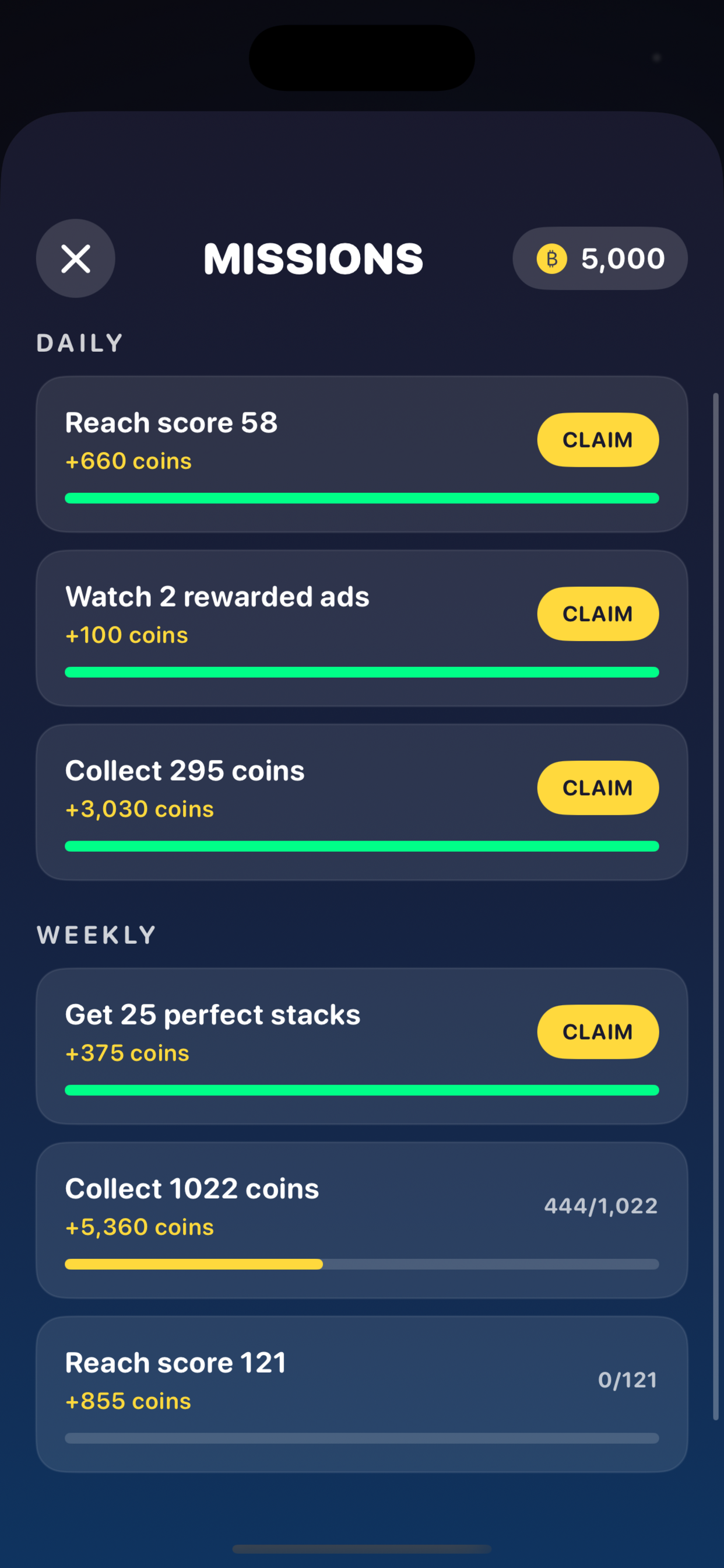 StackTower 2D