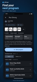 LiftTrack: Strength Training screenshot