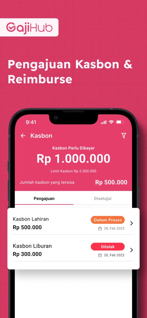 Gajihub - Payroll & Absensi - gajihub-payroll-reimbursement-screen