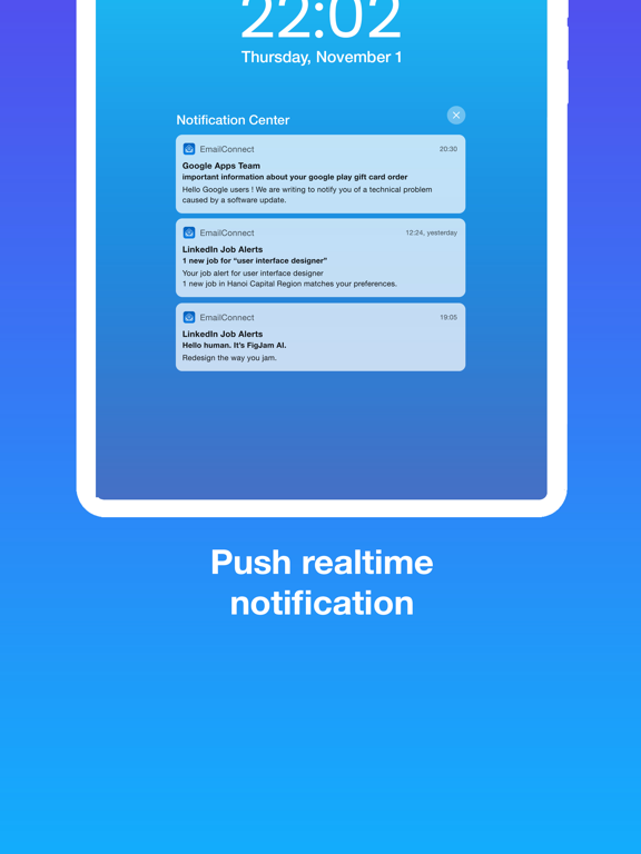 Email for Outlook Hotmail iPad screenshot 8 - Utilities app