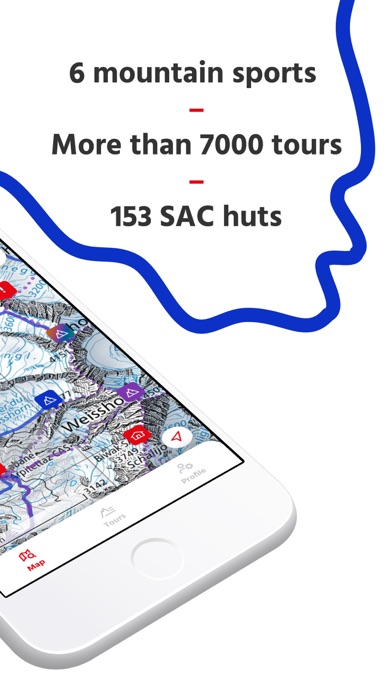 SAC – Swiss Alpine Club Screenshot