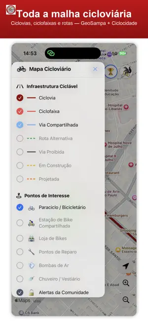 BikeMapSP screenshot 2