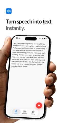 Voice Notes to Text - SotiTalk Screenshot 1 of 6