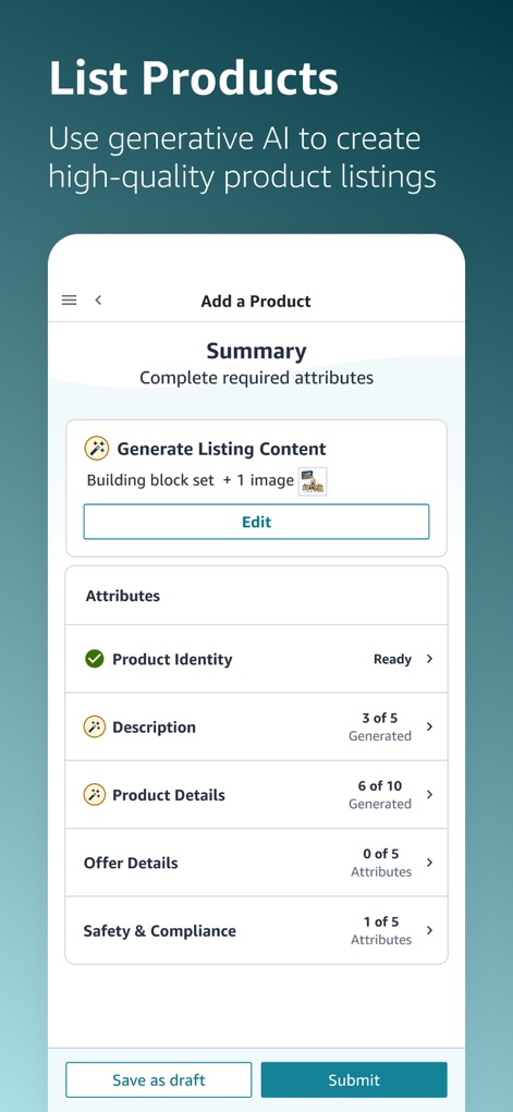 Amazon Seller - Liste Novos Produtos