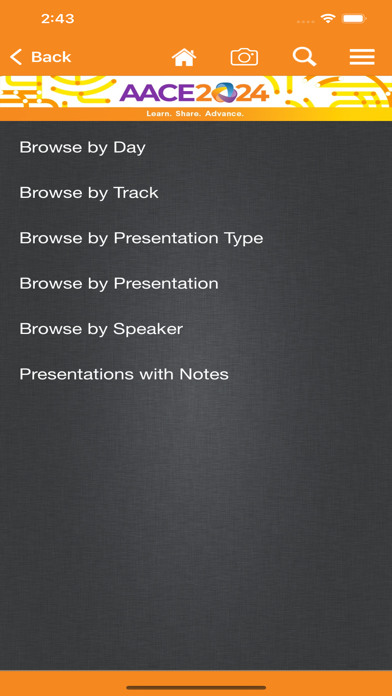 AACE Meetings Screenshot 4 - AppWisp.com AACE Meetings Screenshot 4 - AppWisp.com