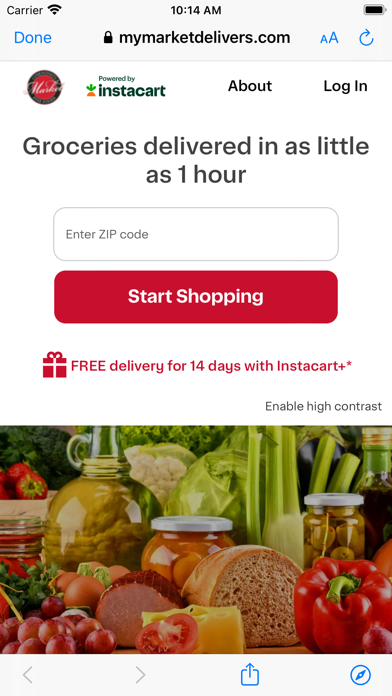 Cosentino's Market Screenshot