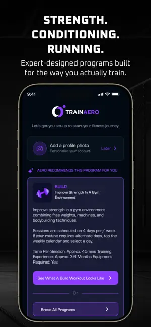 Train AERO: Fitness Coach screenshot 3