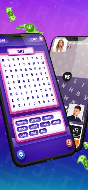 Word Search Real Money Rewards screenshot 1