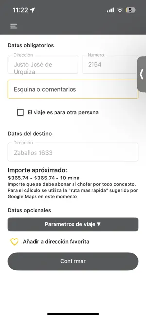Quiero Taxi Artigas screenshot 2