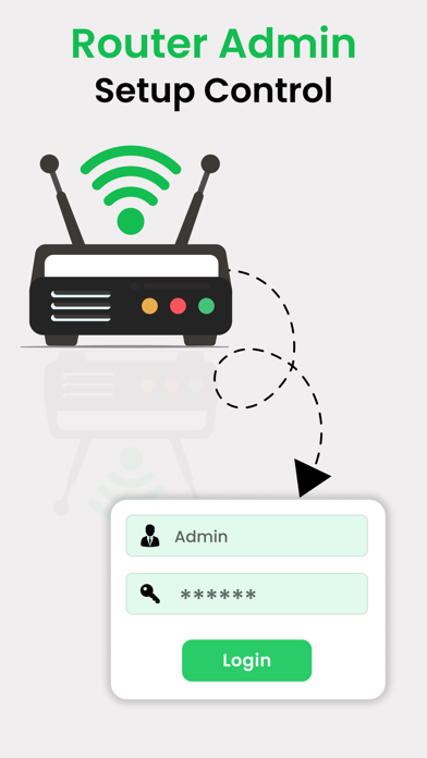 Router Admin Setup Controller. Screenshot