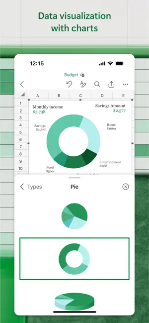 Microsoft Excel iPhone screenshot 4