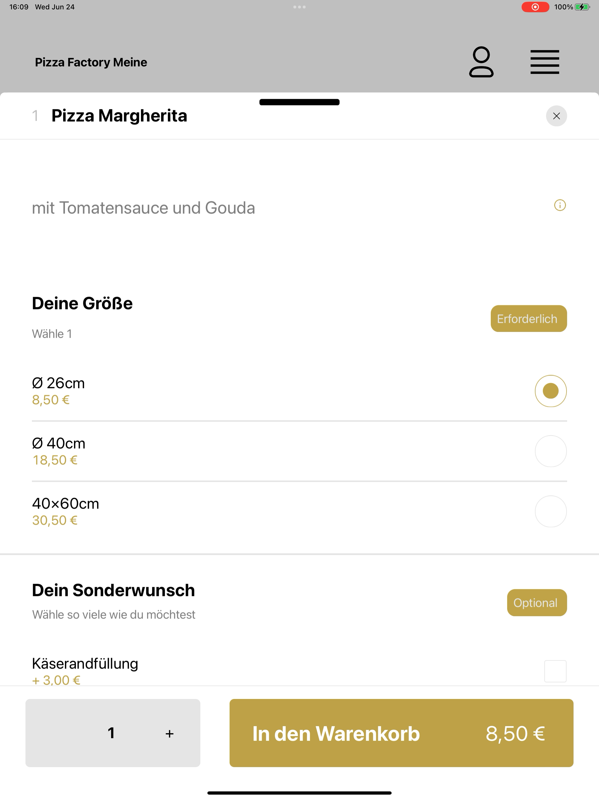 Pizza Factory Meine screenshot 16