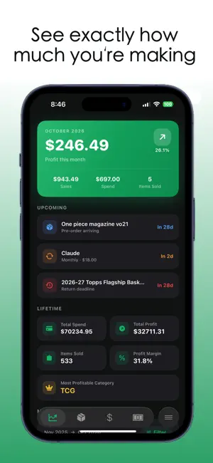 salEZ: Resell Tracker screenshot 1