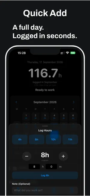 Work Hours Tracker: Hourly screenshot 4