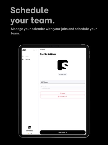 Shift - Team Member Management iPad screenshot